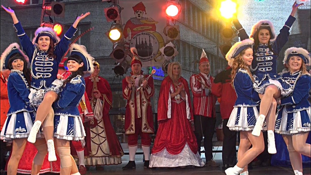 Gardesisters vom CCD Blau Silber Dölau Rosenmontag 2016 Halle Saale