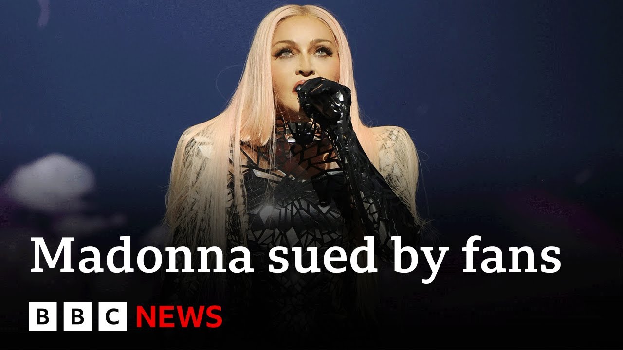 Madonna sued by fans in New York over late concert start time | BBC News