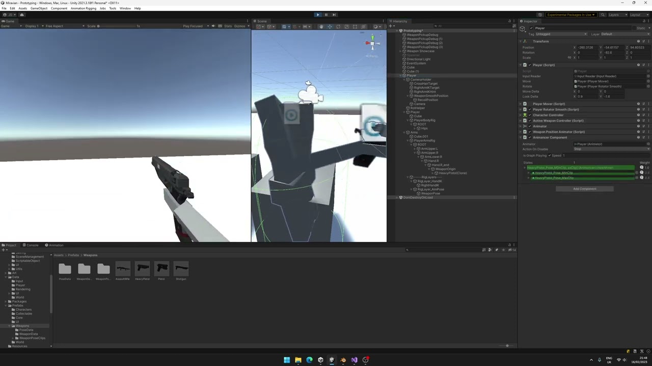 Weapon System IK Testing