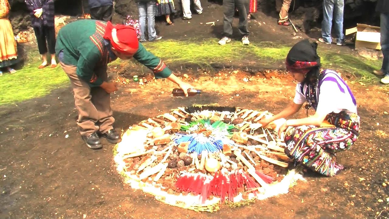 Ceremonia de Wajxaqib' B'atz'