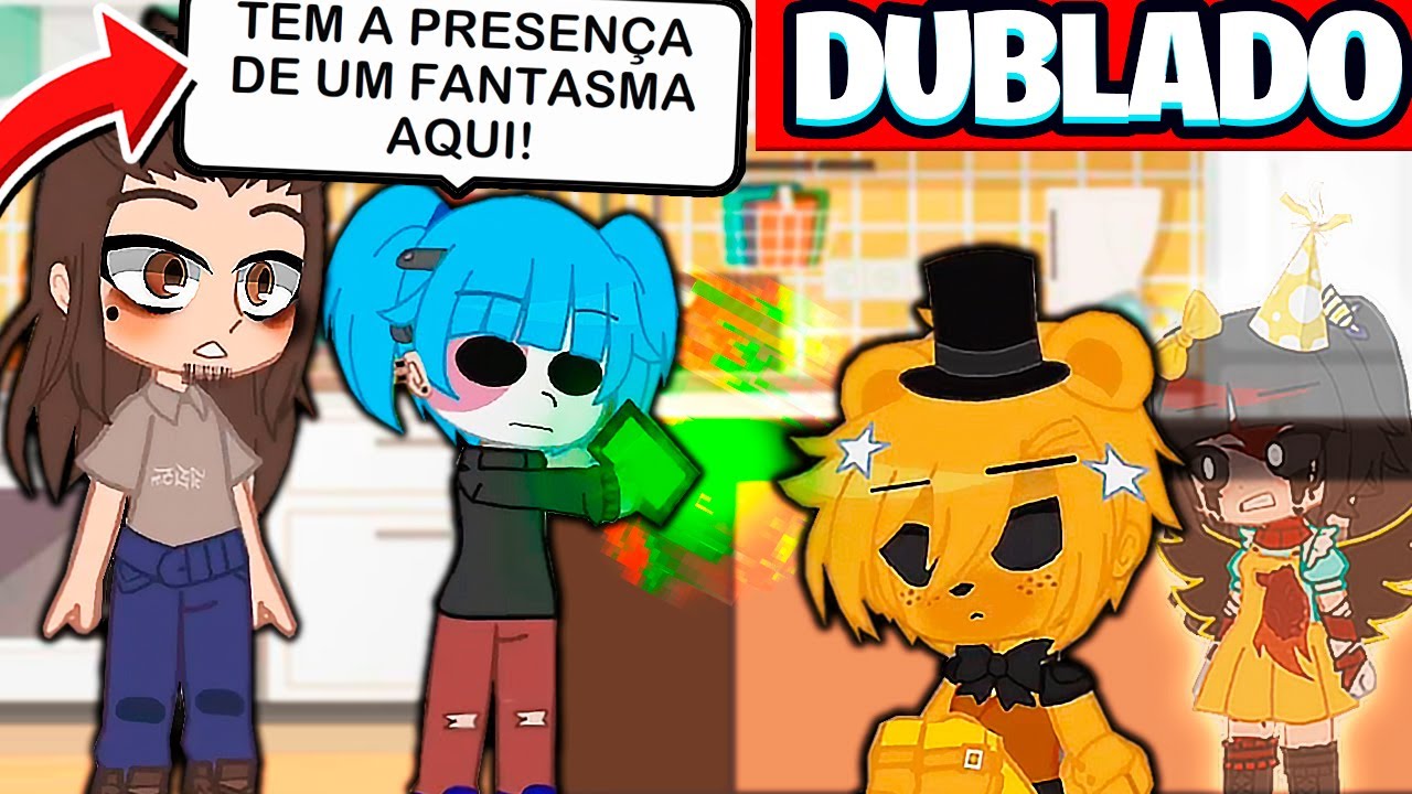FNAF 1 CONHECE SALLY FACE E LARRY ! MINI FILME GACHA CLUB