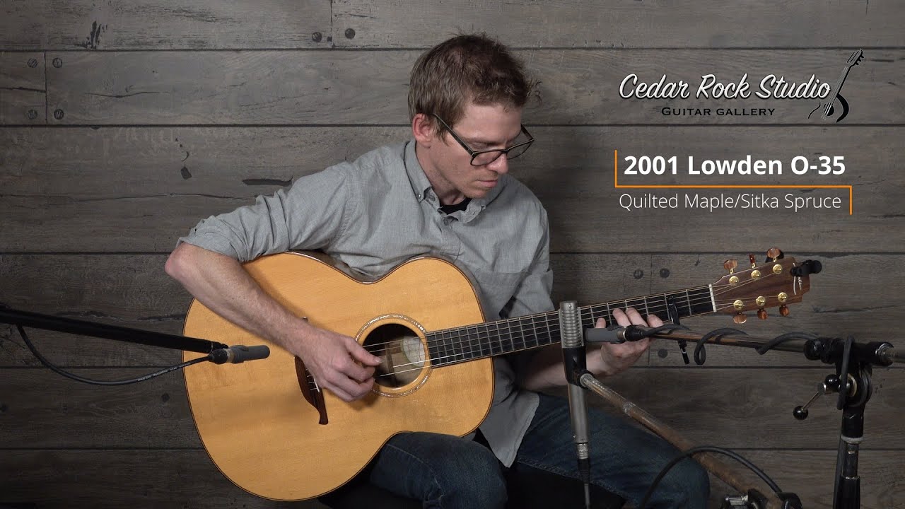2001 Lowden O-35 (Quilted Maple/Sitka Spruce) played by Matt Thomas