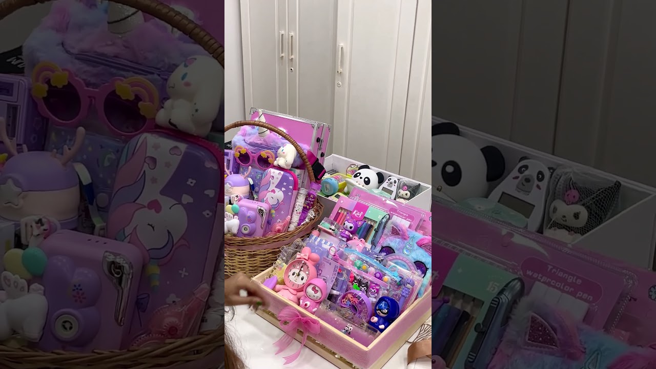 Mega Cute Stationery Gift Hampers for Girls | Panda, Kuromi & Unicorn Themes by Angroos Minis 🎀🦄🐼