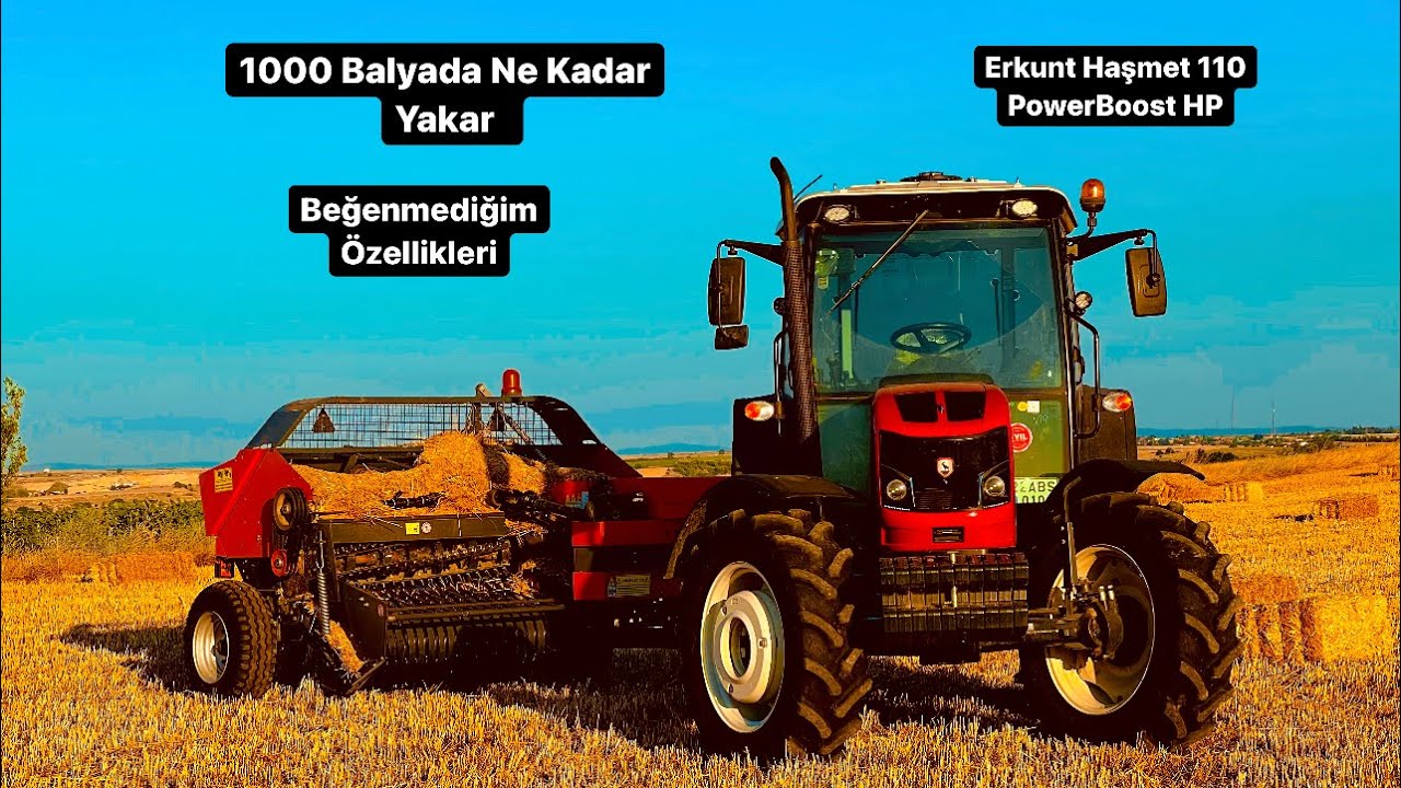 Erkunt Haşmet 110 PowerBoost HP 1000 Balyada Ne Yakar | Sevmediğim Özellikleri | Balya Karşılaştırma