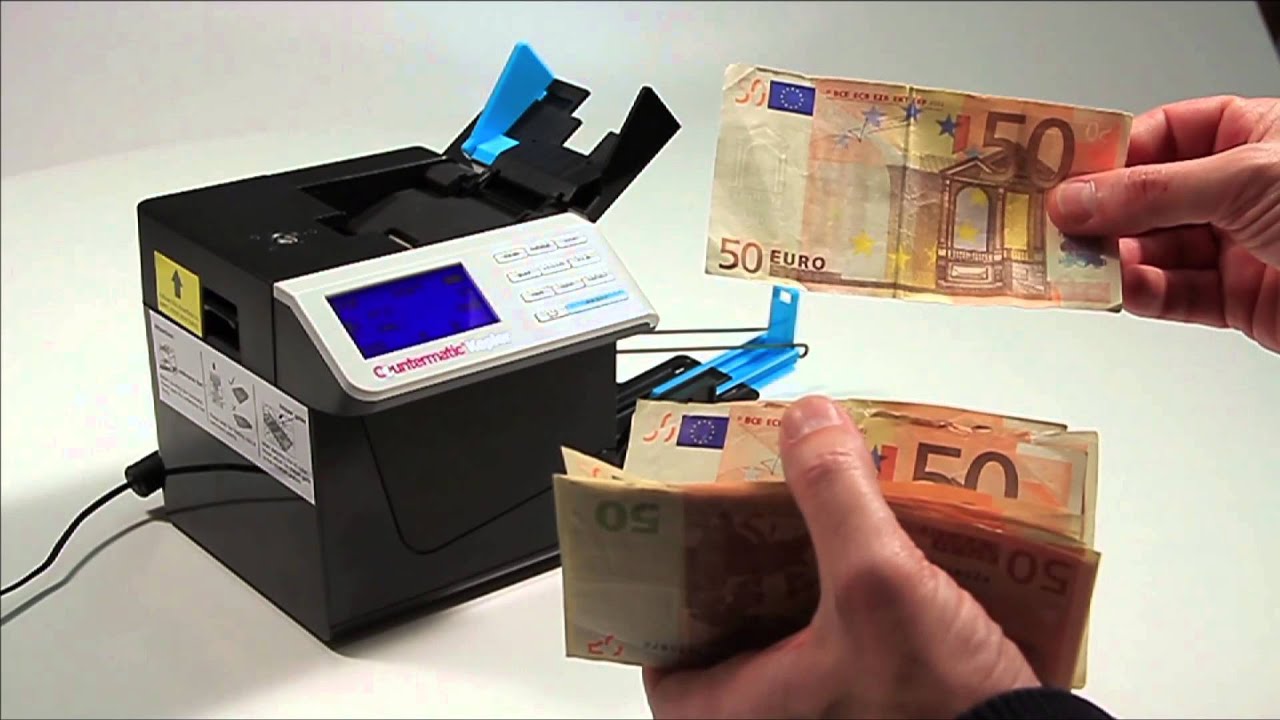 Totalizadora de billetes portátil con detección de billetes falsos Kepler