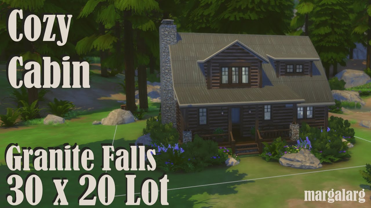 Sims 4 | Speed Build | 20x30 Lot - Cozy Cabin