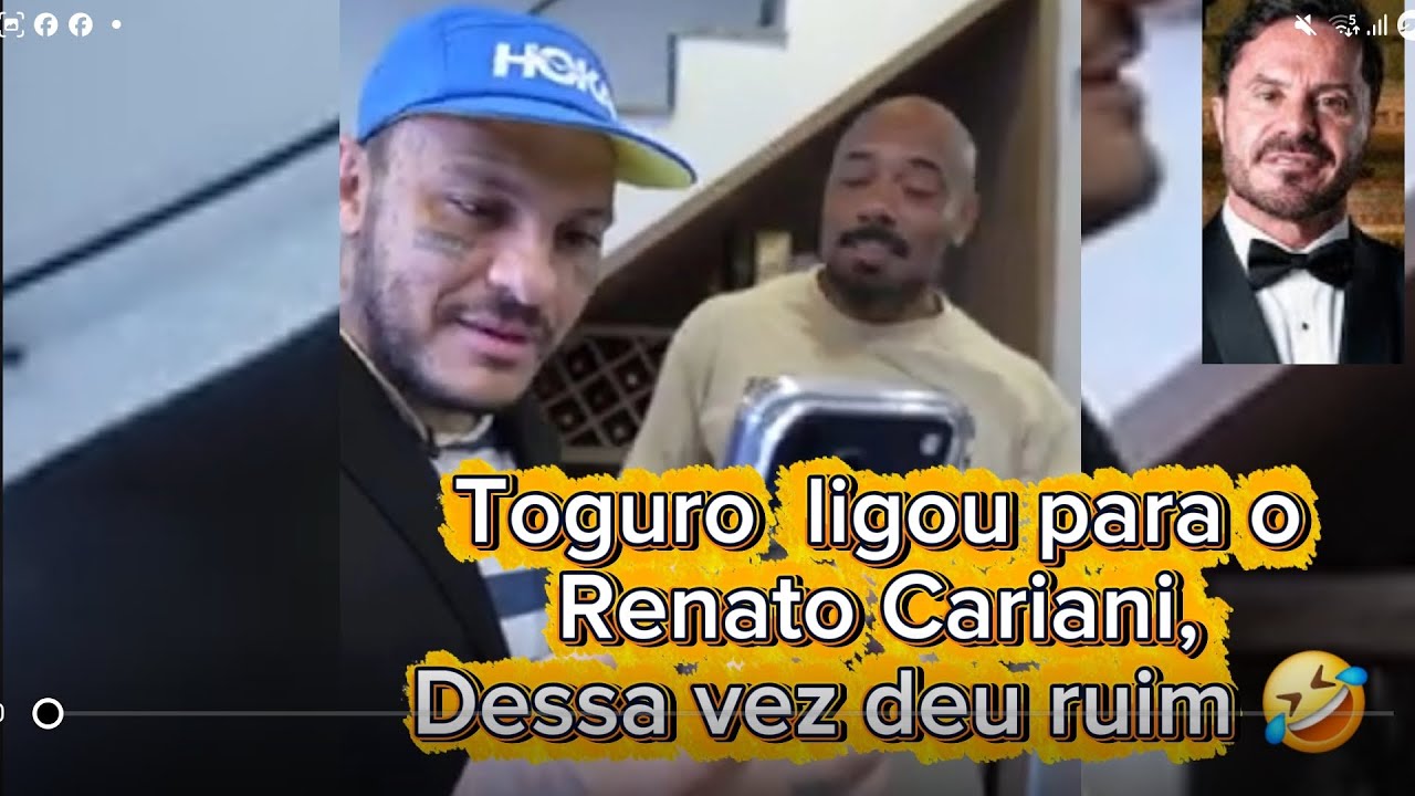 Toguro ligou para o Renato Cariane, dessa vez deu ruim 🤣 