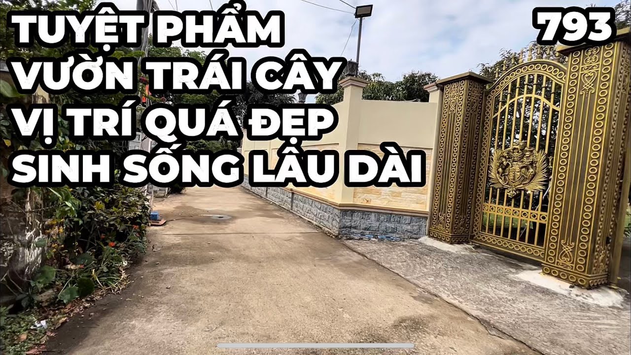 Vườn trái cây tuyệt đẹp,Nơi định cư nghĩ dưỡng sinh sống lâu dài quá tuyệt vời Tại Kim long TPHCM.