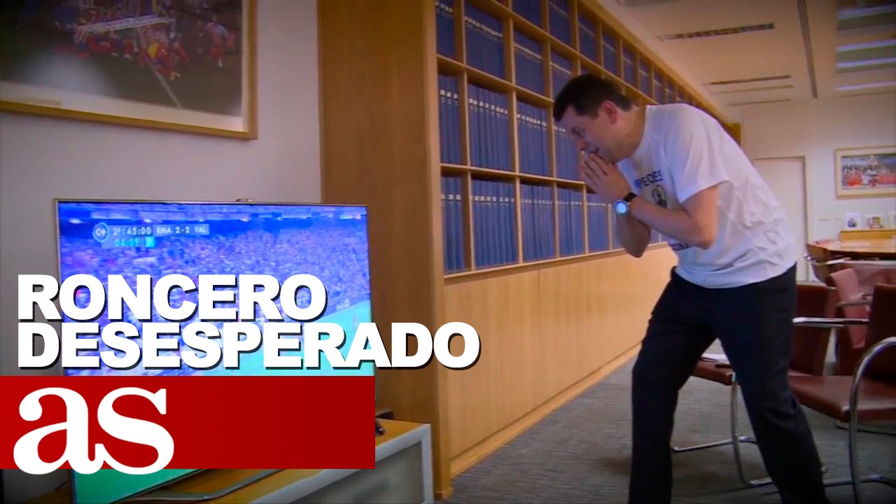 ¡Cómo se desesperó Roncero en el tramo final del partido!