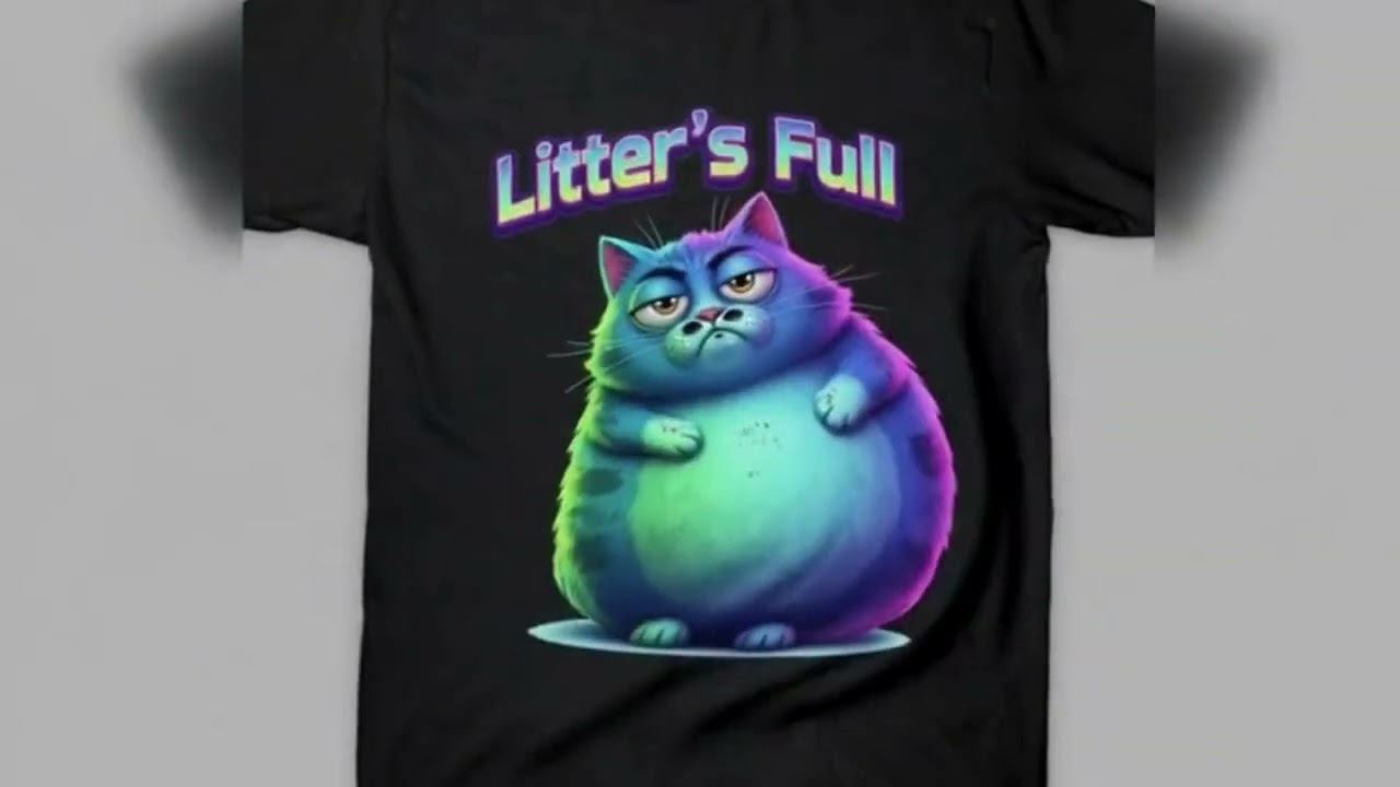 90s Retro Cat | Distressed Neon Pixel Art Humor T-Shirt 