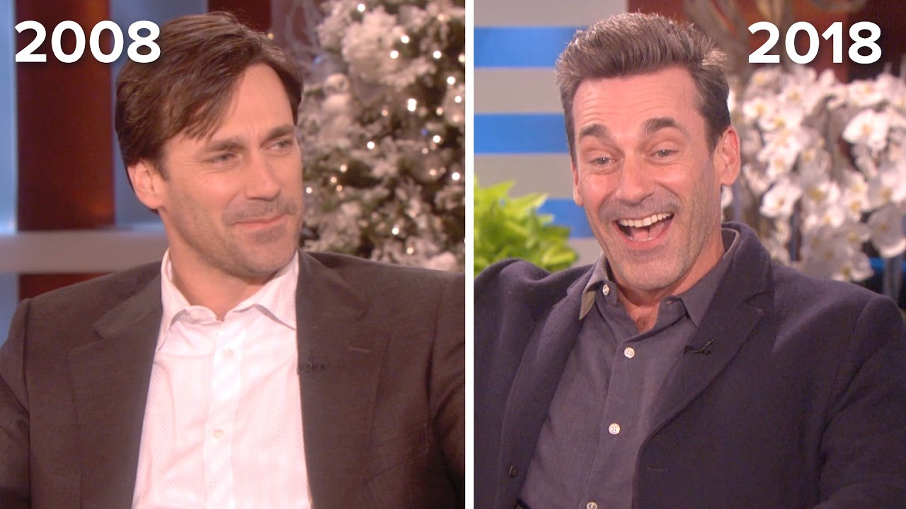 Jon Hamm’s First and Final Appearances on ‘Ellen’