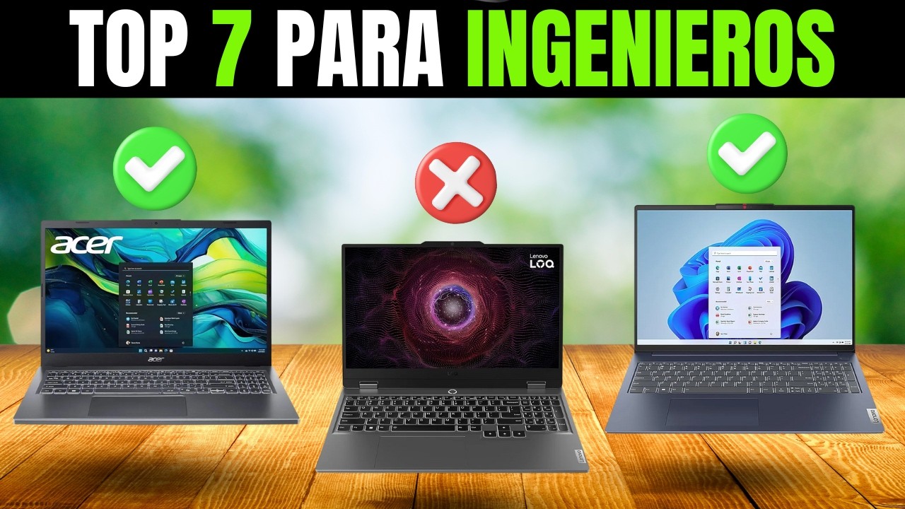 ✅ 7 Mejores PORT&Aacute;TILES para estudiantes de INGENIER&Iacute;A [2026]💻⚙️ [Calidad-Precio] Laptops Ingenieros
