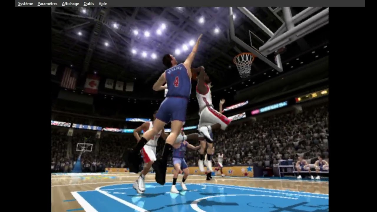 NBA Live 2005 CPU vs CPU – 1950's All Stars vs West All Stars