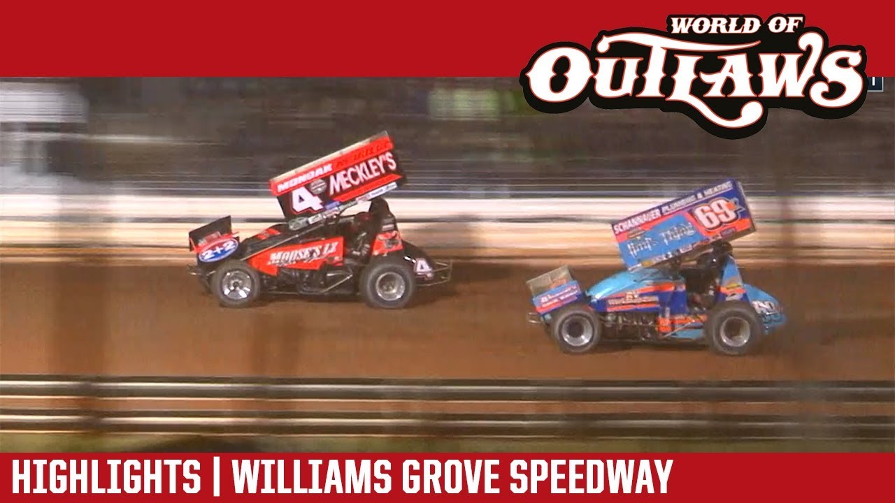 Гонки World of Outlaws Craftsman Sprint Cars на автодроме Williams Grove Speedway, 29 сентября 20...