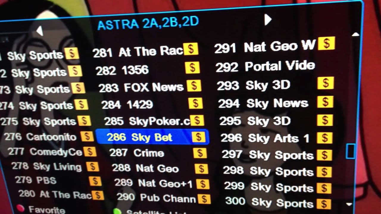 Openbox s11 - all channels!