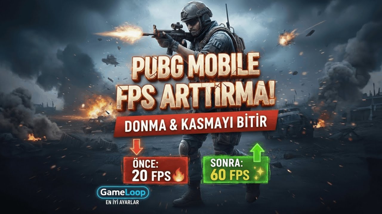 GameLoop PUBG Mobile FPS Arttırma! Donma & Drop %100 &Ccedil;&ouml;z&uuml;m