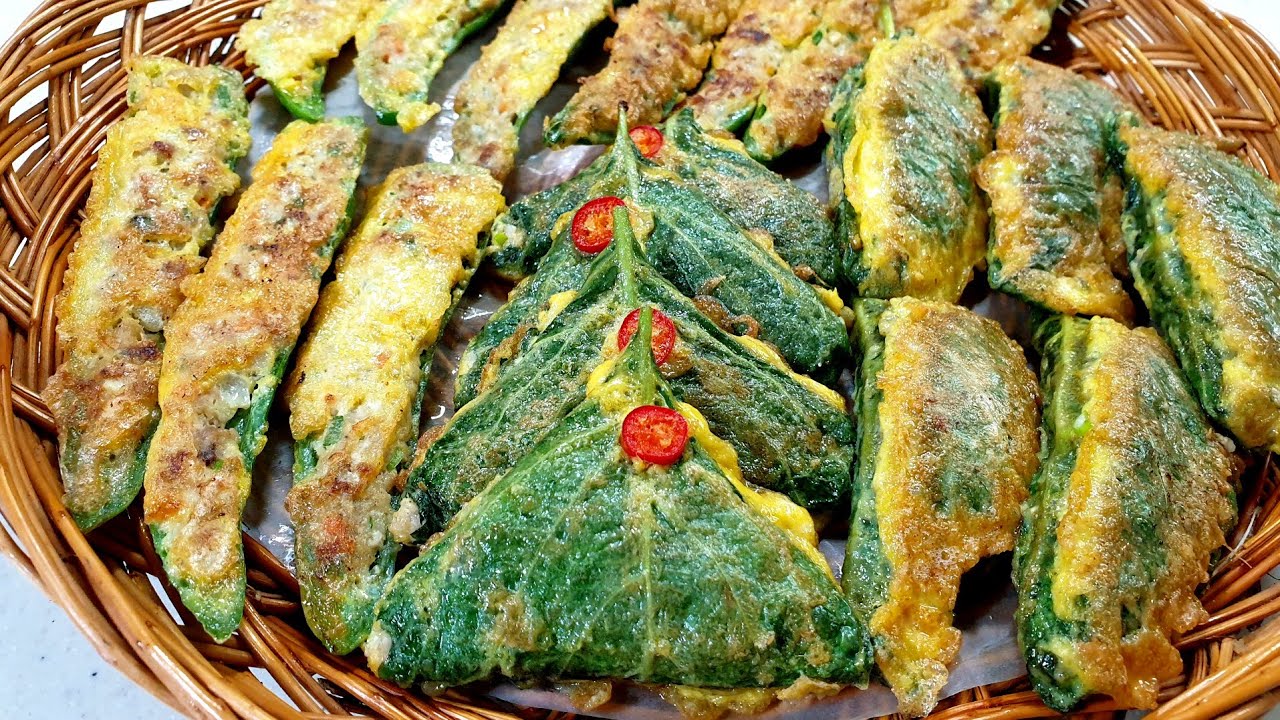 [깻잎전 & 고추전] 어렵게 하지마세요! ✔한번에 두가지 쉽고 간단한데 너무 맛있어요