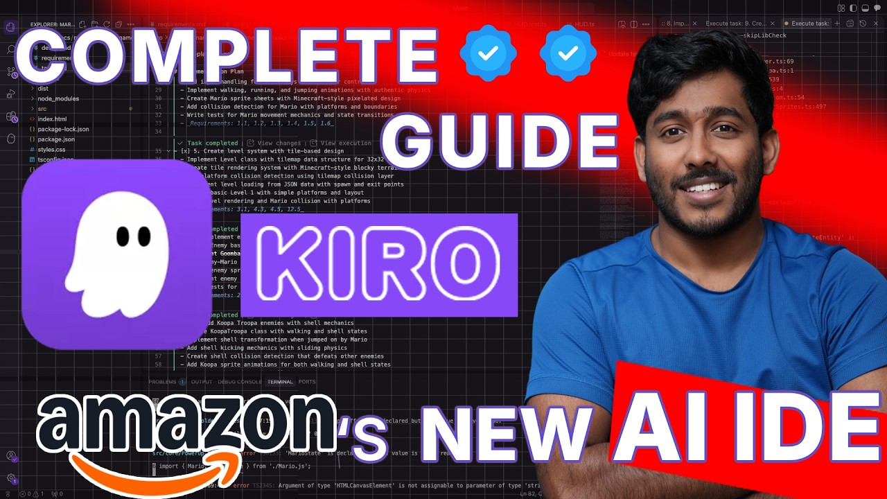 Я попробовал IDE Kiro AI от Amazon — вот что получилось | Подробный обзор для разработчиков | Пол...
