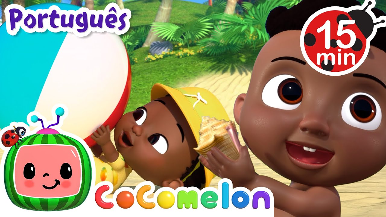 Que Coisas Encontro Na Praia | CoComelon Brasil | Músicas Infantis e Desenhos Animados em Português