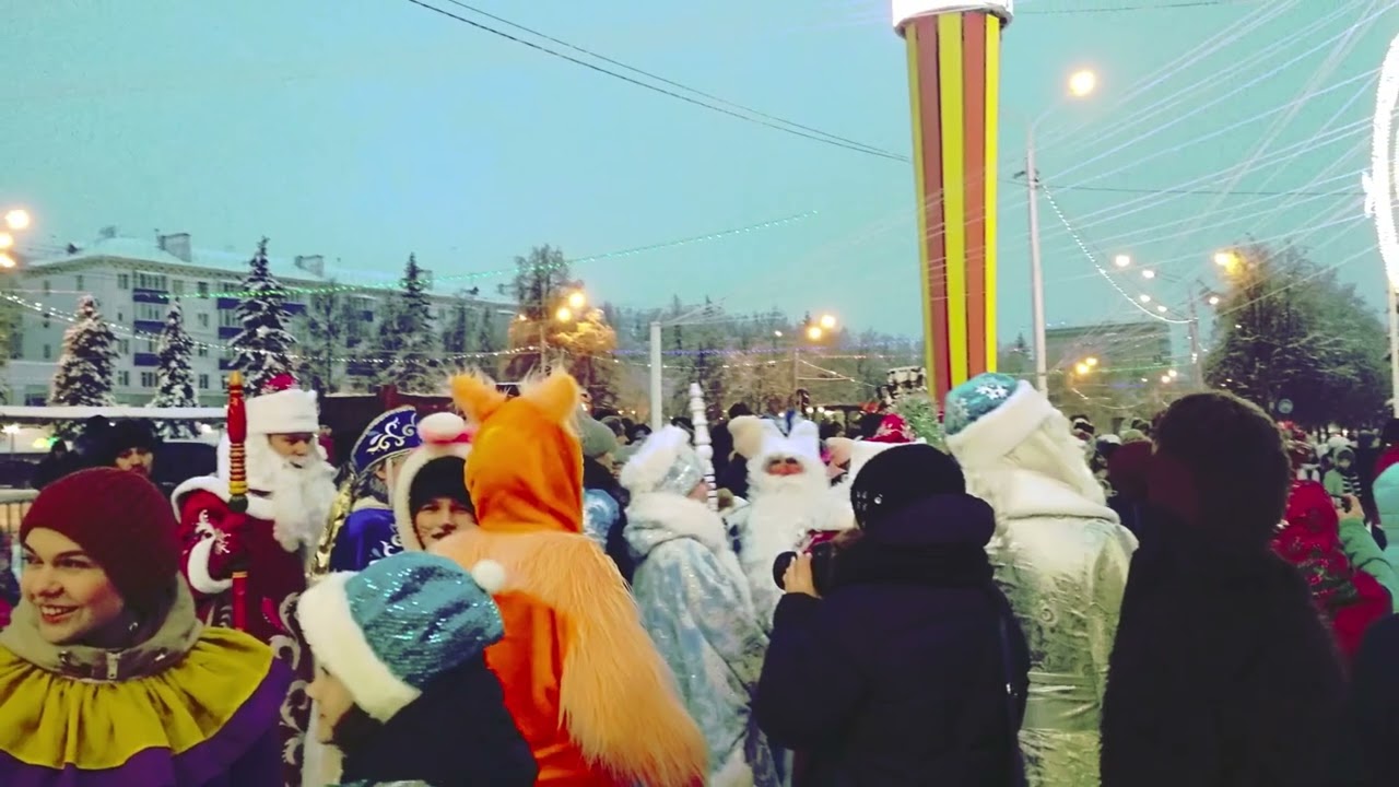 Рождественнской елки открытие.