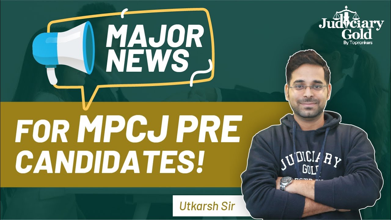 BIG Update for MPCJ Pre Candidates 2022 | MPCJ Exam Preparation 2022