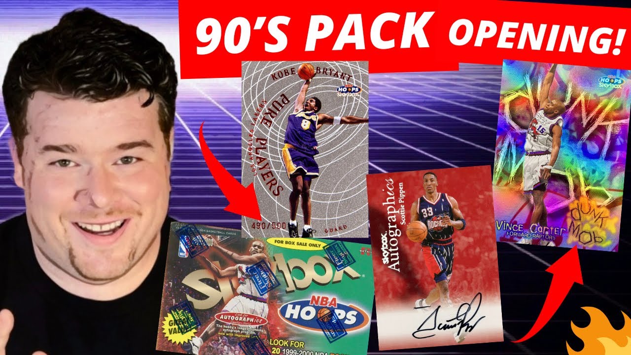 90s Basketball Card Pack Break | Rare & Valuable Cards | 1999-00 NBA Hoops Retail [ E 331 ]