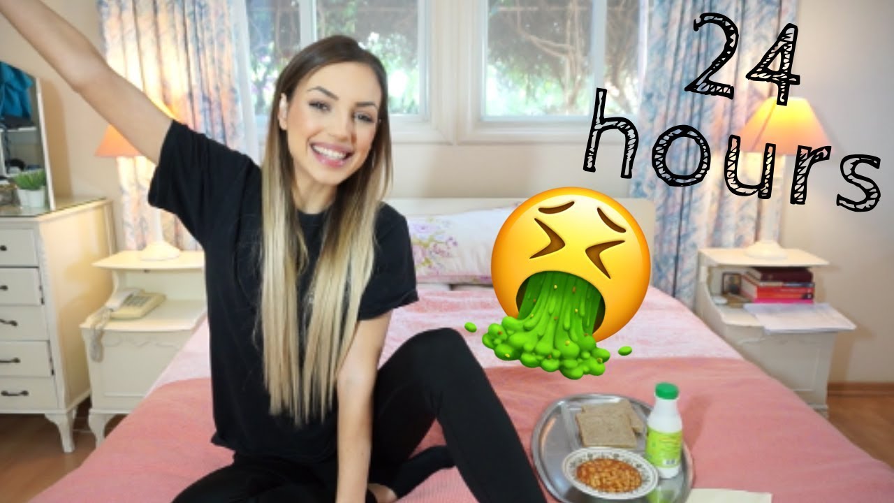 EATING FOOD I HATE FOR 24 HOURS | Manuella