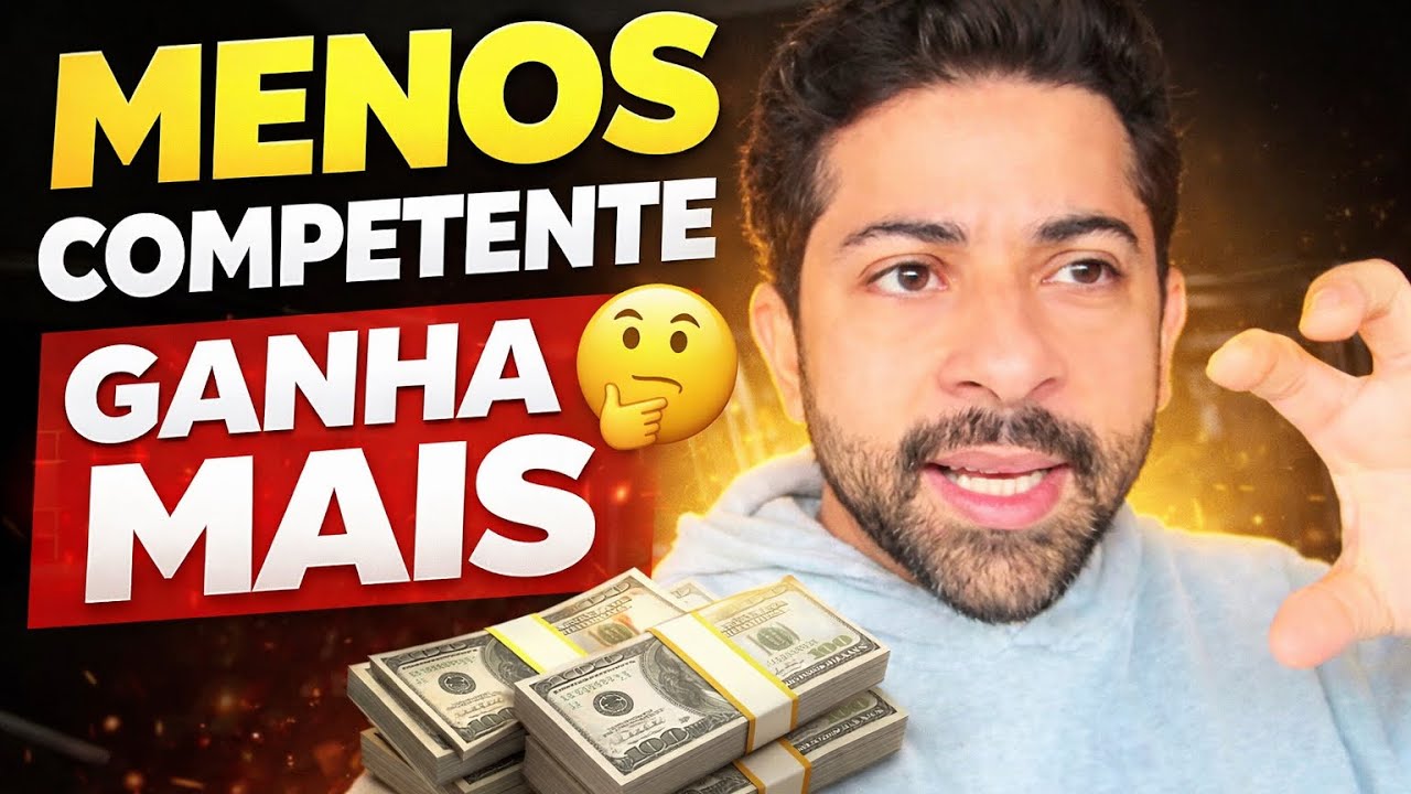 Porque pessoas menos competentes ganham mais dinheiro que voc&ecirc; 