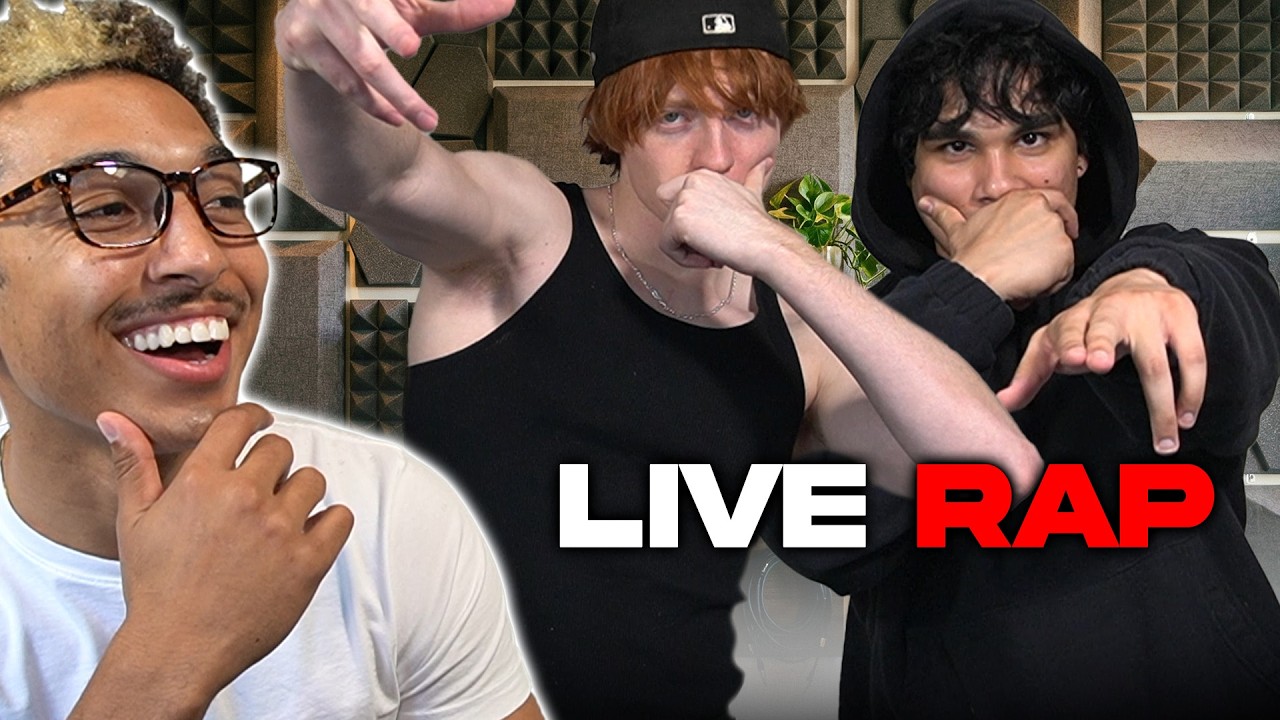 Making a FULL ALBUM ☆ With @Lumas28 @TinkyJohn_TV ☆ IRL ☆ Music ☆ Rap