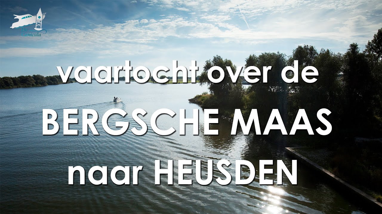 #dutch Varen in Noord-Brabant over de Bergsche Maas naar Heusden #boattrip #motorboat