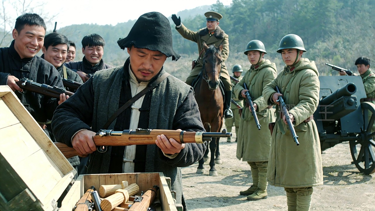 國軍先用木頭槍冒充軍火忽悠土匪，下一秒亮出真傢伙，直接全殲！ ⚔️ 戰爭 MMA | Kung Fu