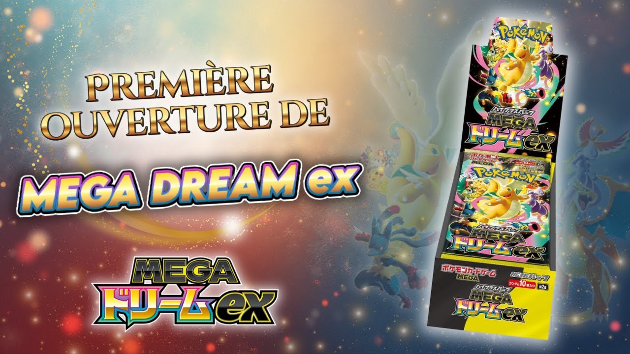 🇯🇵 DIRECT DU JAPON ! Ouverture Pokemon du set Mega Dream ex en avant-première ! ✨
