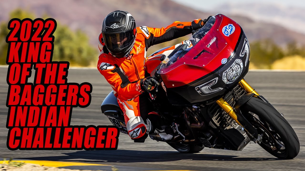 We ride the championship-winning Indian Challenger Bagger racebike!