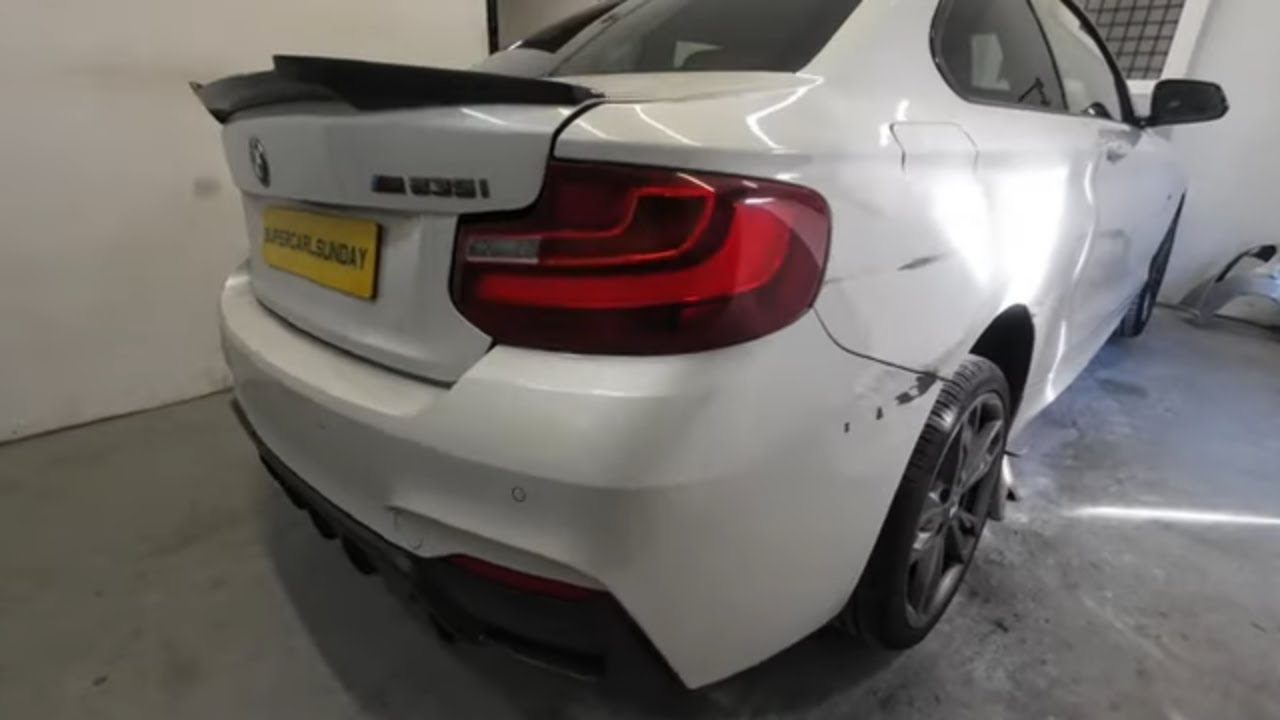 How to remove a BMW 2 series rear bumper | BMW 235I rear bumper removal. BMW f22