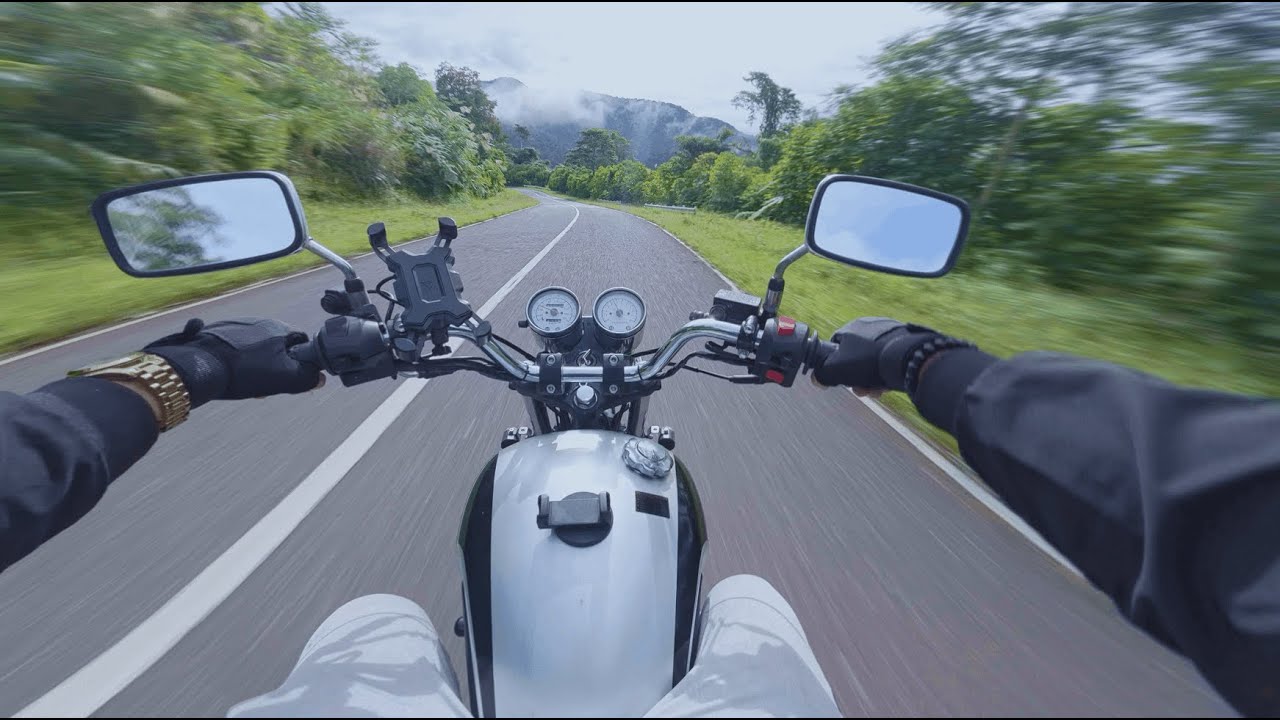 POV Classic Bike Ride Through Shadol 🌄 | Quiet Roads & Pure Riding (2026) - 4K