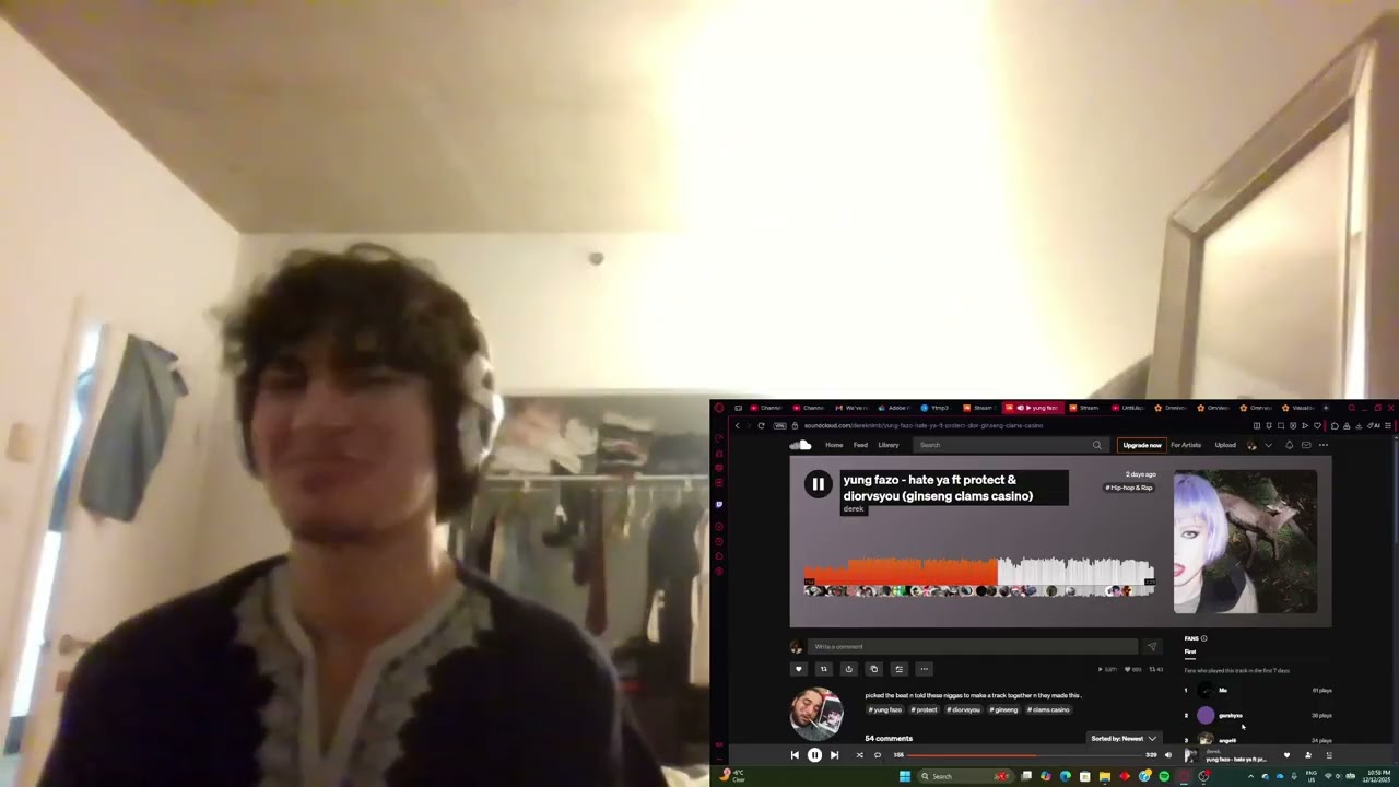 Reacting to yung fazo - hate ya ft protect & diorvsyou (ginseng clams casino)