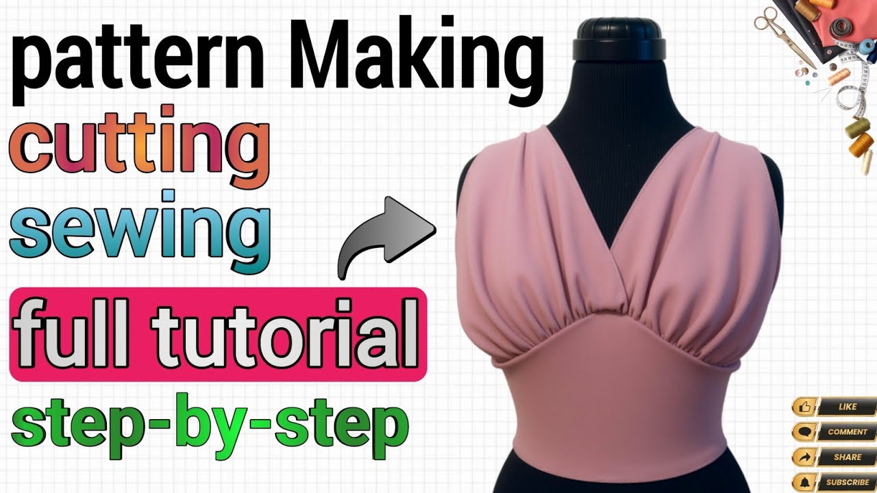 Pattern Making & Draping Tutorial | Complete Fashion Design Course (Beginners to Advanced)