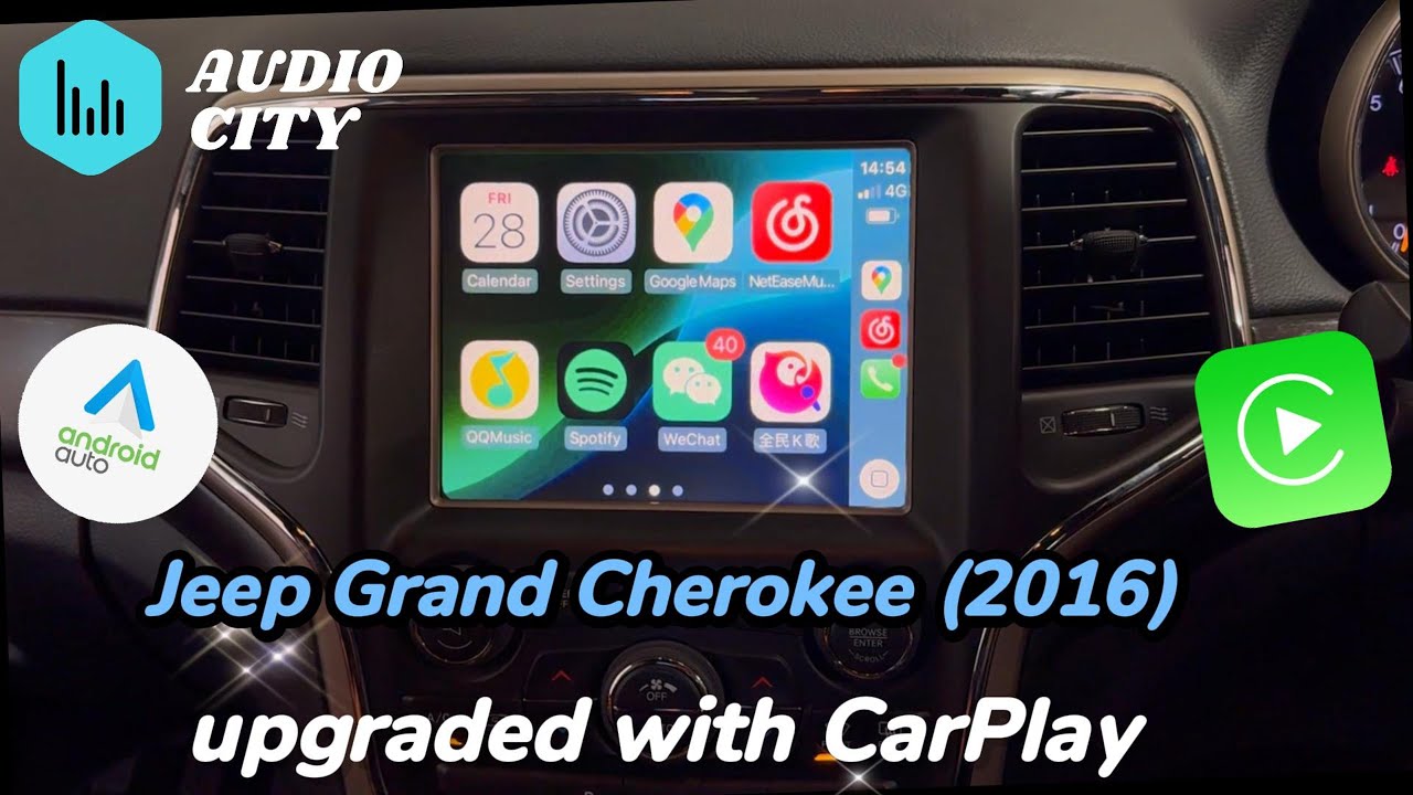 Jeep Grand Cherokee upgraded with CarPlay
