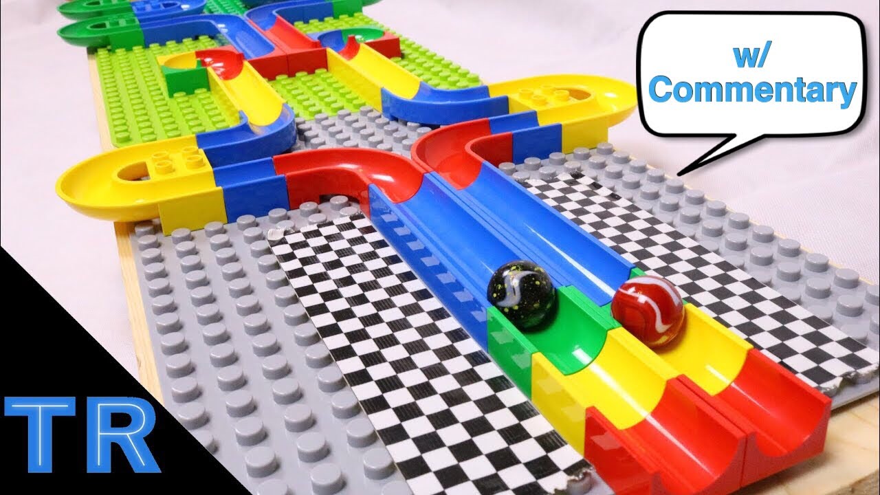Гонка бок о бок с 16 шариками №3 на Хубелино | Premier Marble Racing