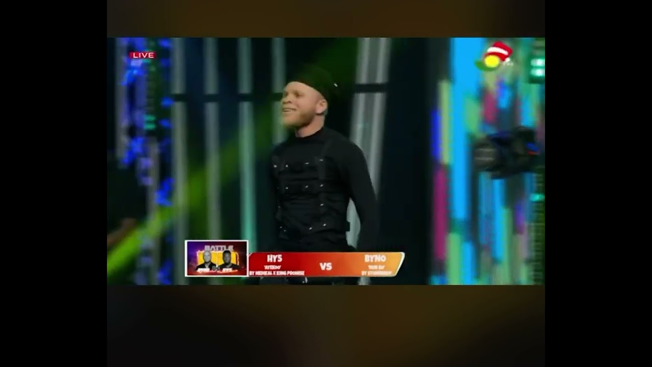 Byno performing Run Go by Stonebwoy