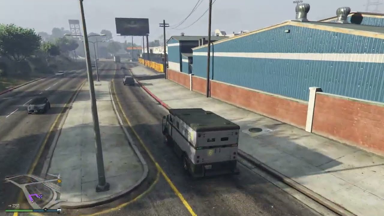robbing a bank car