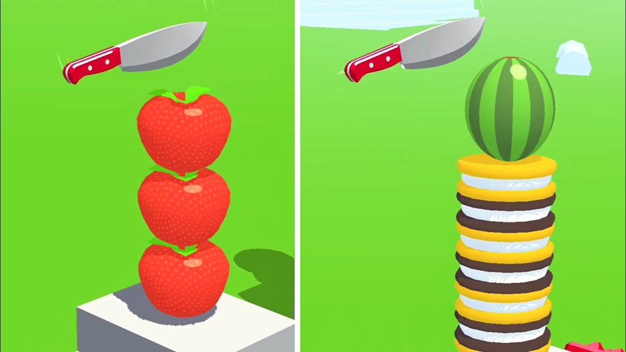 Slice It All Game! Satisfying and Relaxing ASMR Slicing Video NEW UPDATE