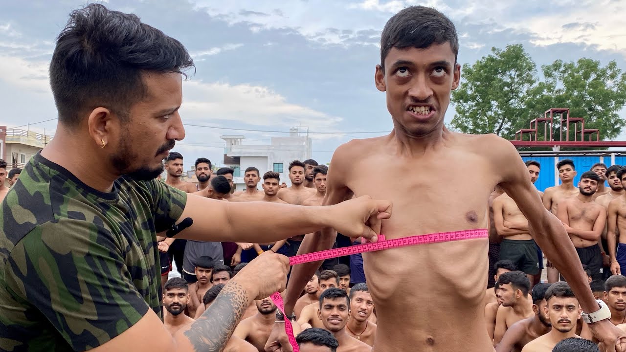 Indian Army TOD Chest 😳 measurement GD Chest 77 to 82 viral video. अग्निवीर का चेस्ट देखो॥