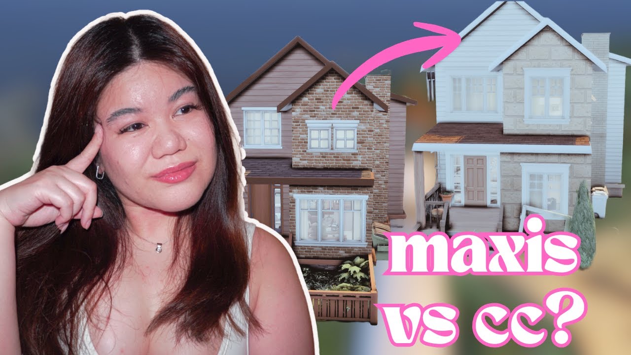 The same shell but one is Custom Content?! | The Sims 4