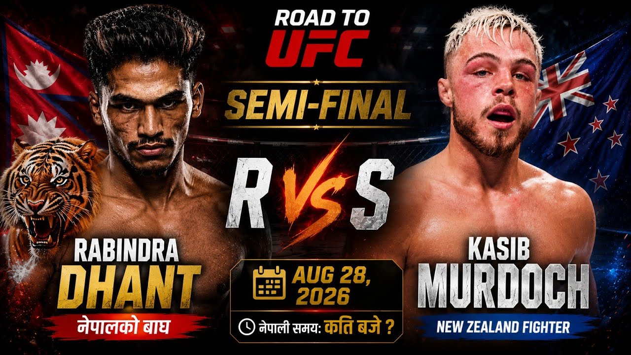 Kasib Murdoch 🇦🇺  Vs Rabindra Dhant 🇳🇵 | Road to UFC Semi-Final | Rabindra Dhant ufc Fight