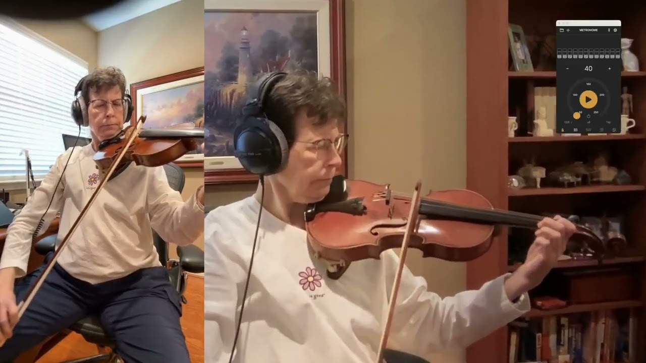 Practice Day #55: Starting the journey!  Bach Sonata No. 1, Adagio. #violin  #100daysofpractice