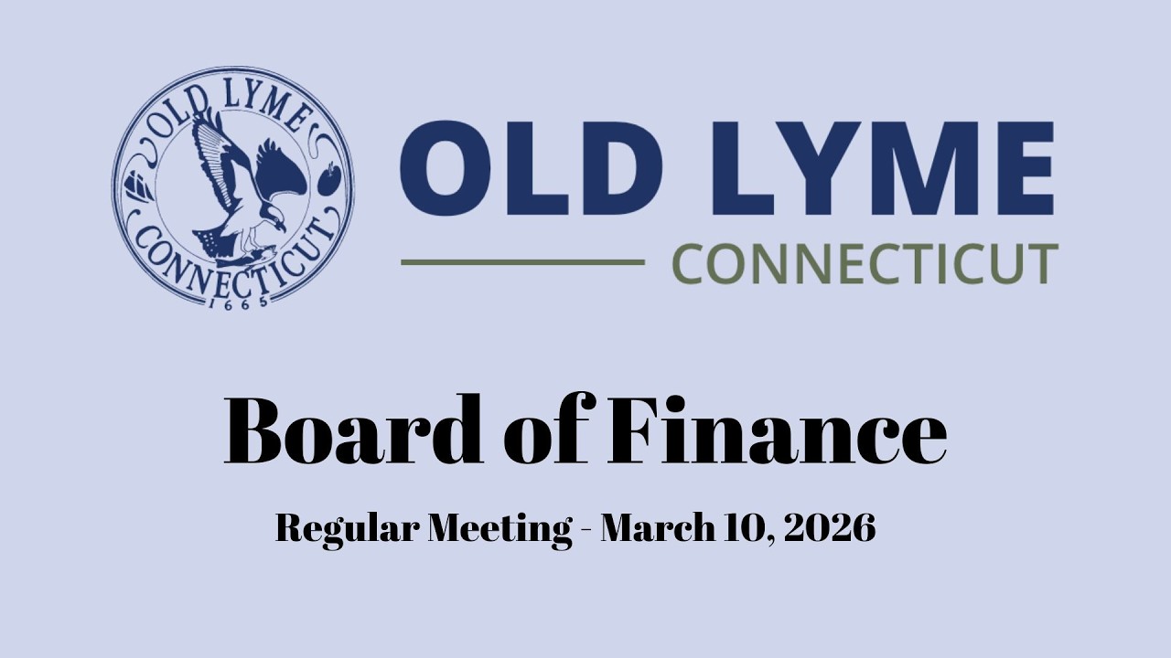 Board of Finance Regular Meeting 3/10/26