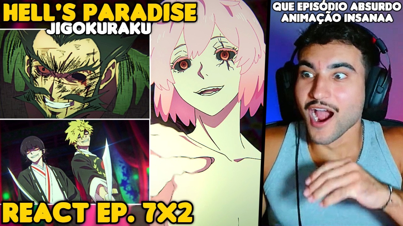 MELHOR EPISÓDIO!!! TÔ EM CHOQUE! React Hell's Paradise EP. 7 Temporada 2 (Jigokuraku)