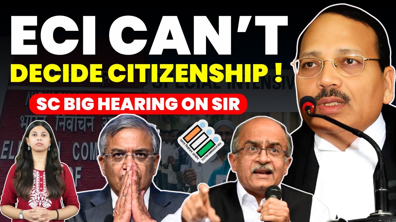 ECI CAN'T VERIFY CITIZENSHIP.....BIG HEARING ON ECI SIR....SC TOUGH ON ECI ? #supremecourtofindia