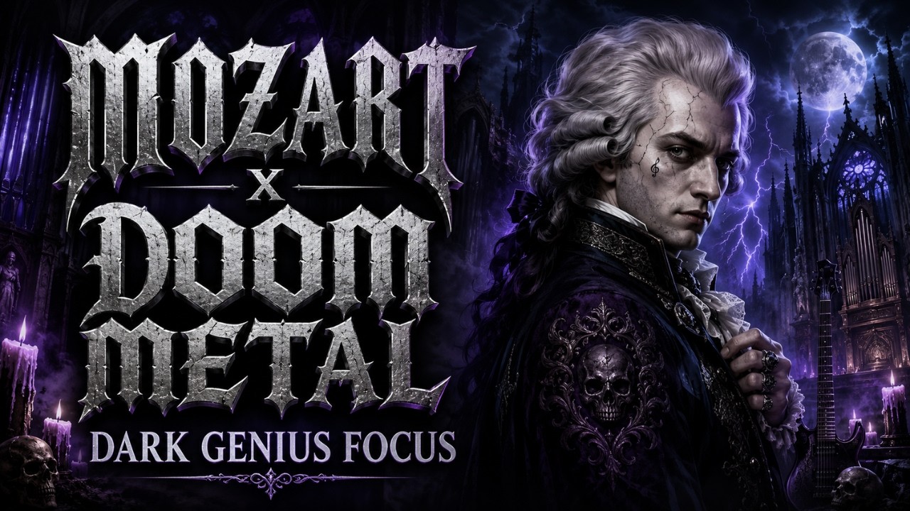 Mozart x Doom Metal | 30 Min Dark Genius Focus Session